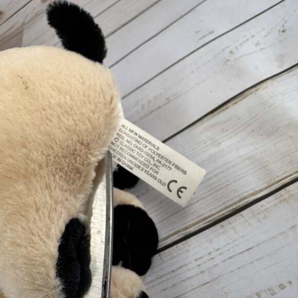 Classic Toy Co Pug Puppy Plush 10" Tan Black Dog Stuffed Animal Toy - Picture 5 of 6